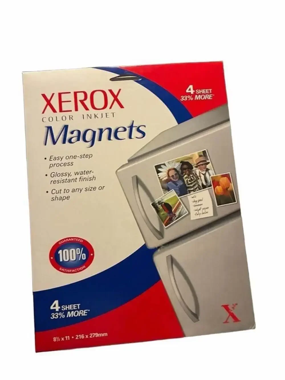 Xerox Color Inkjet Magnets 4 Sheets 8.5 x 11 in Reorder 3R6419